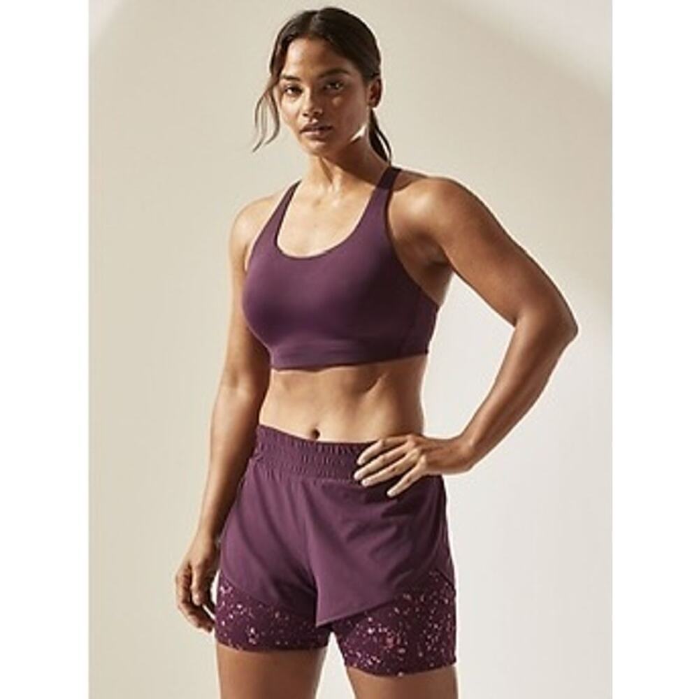 Athleta HIIT IT PRINTED 2 IN 1 SHORT Women’s Activewear Size Small